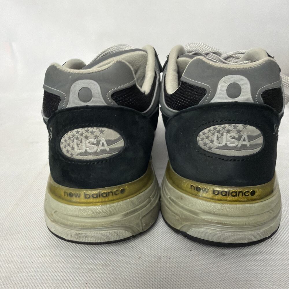 New Balance 993 Mens Size 12.5 (4E) Shoes Black / Gray Suede Made in USA - Picture 5 of 12